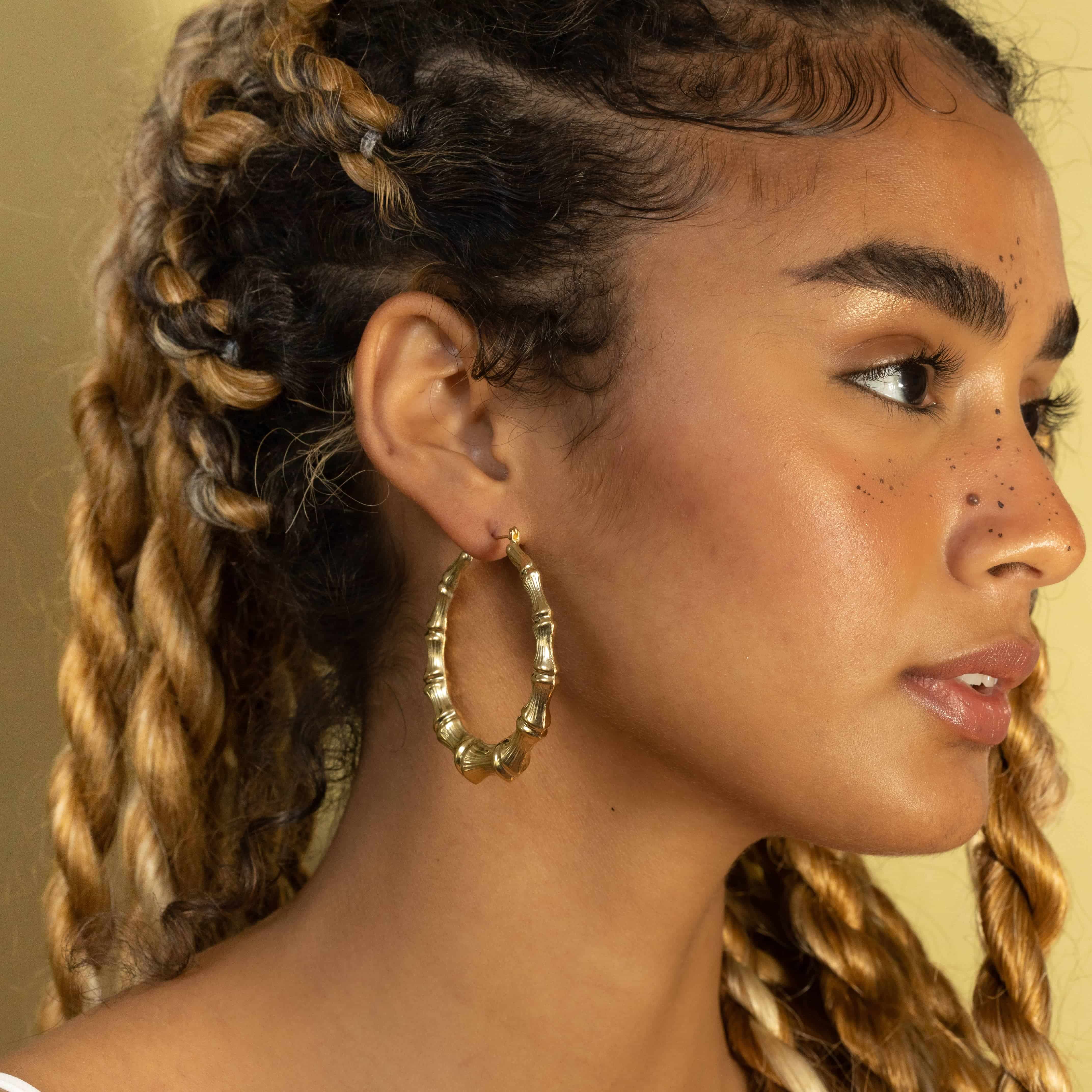 Naked Bamboo Earrings - Image 5