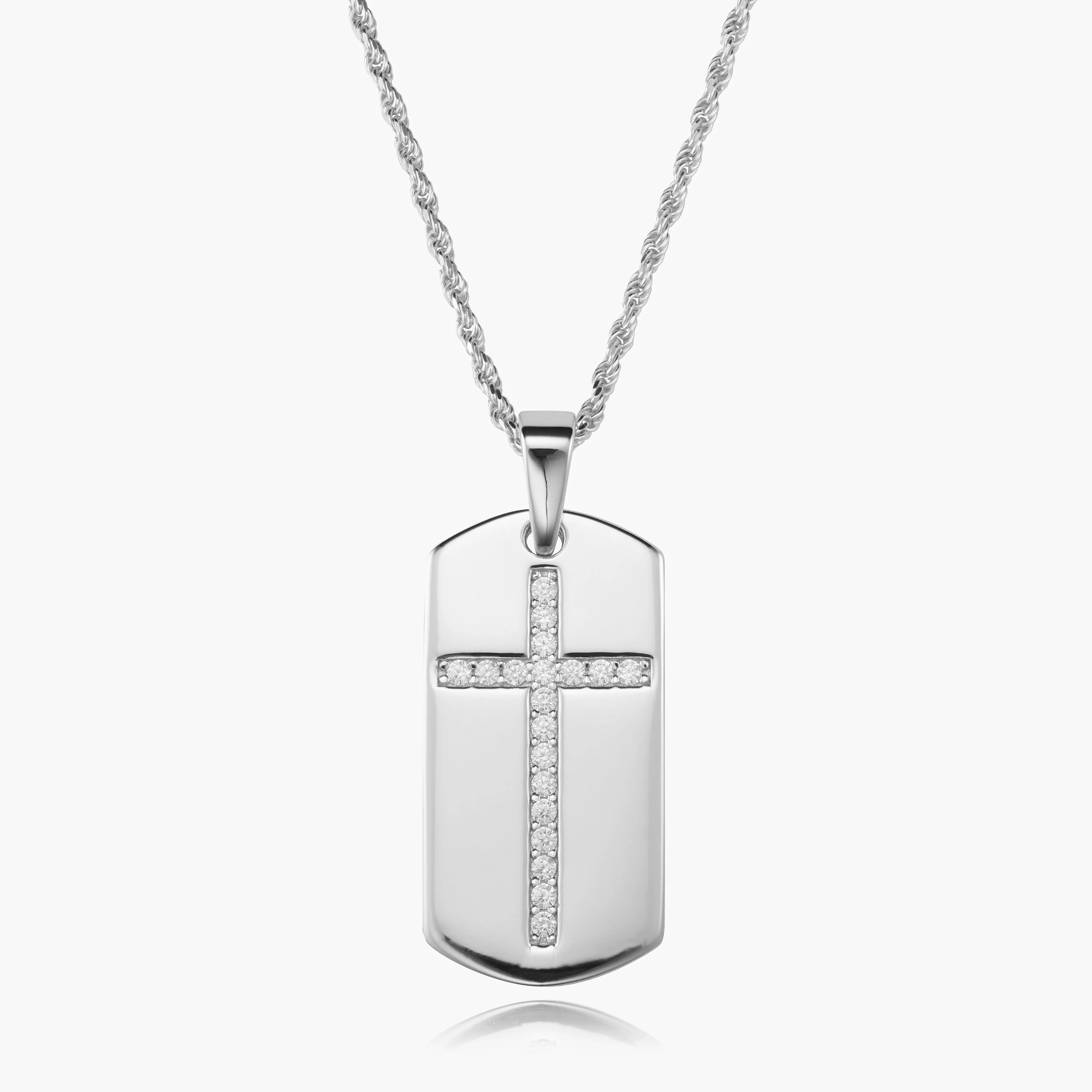 The Dog Tag With Iced Cross - Image 2