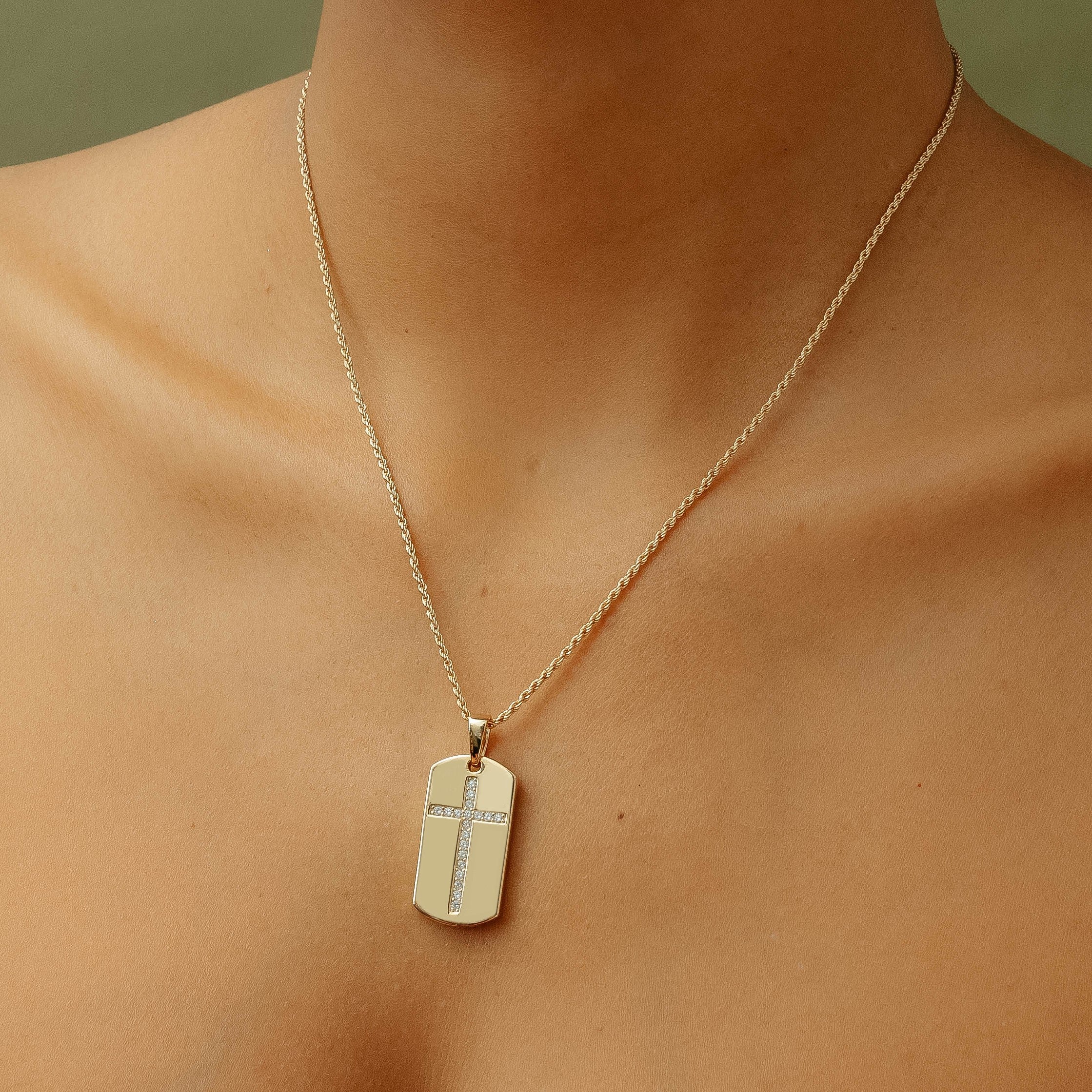 The Dog Tag With Iced Cross - Image 5