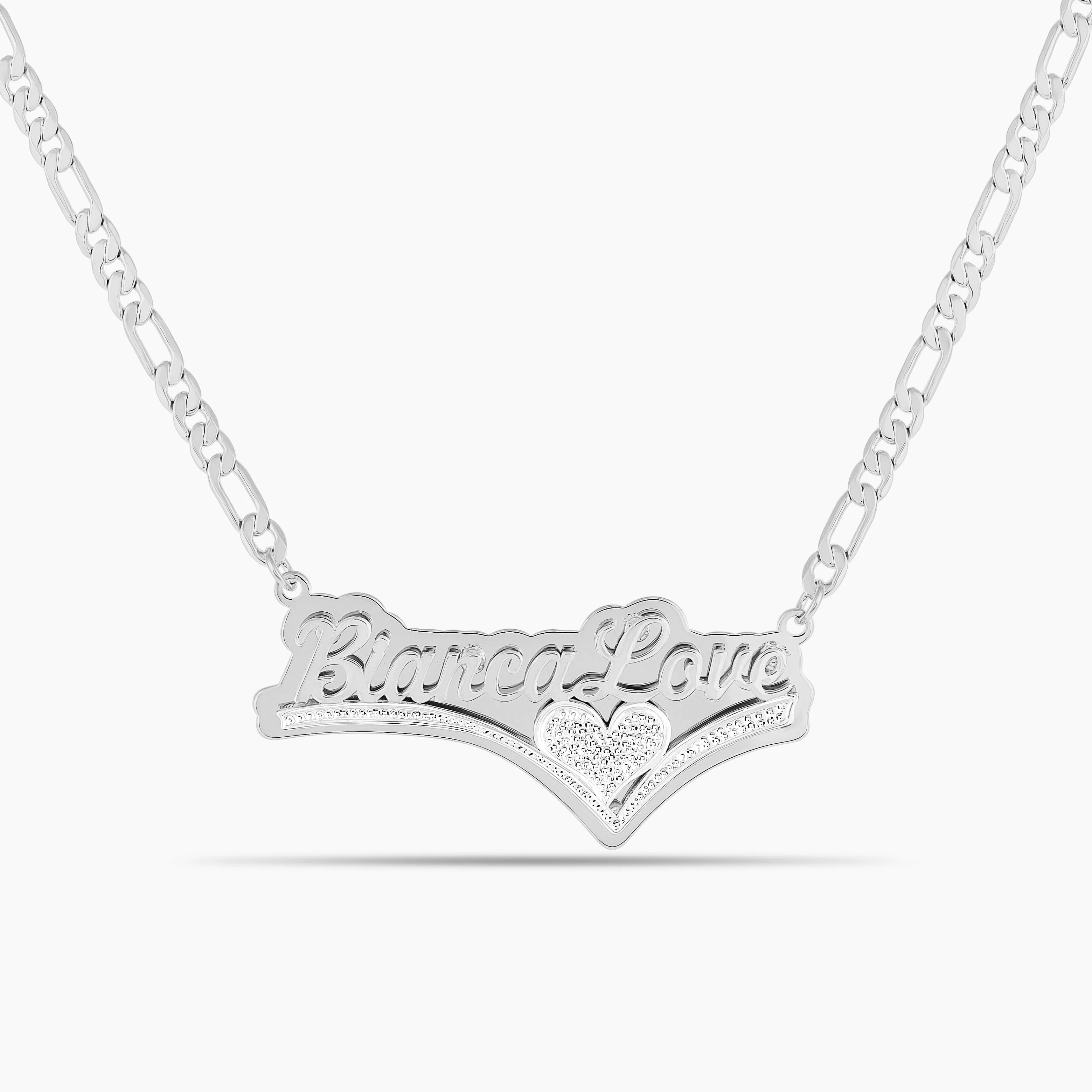 Double Plated Lover’s Drop Name Necklace - Image 2