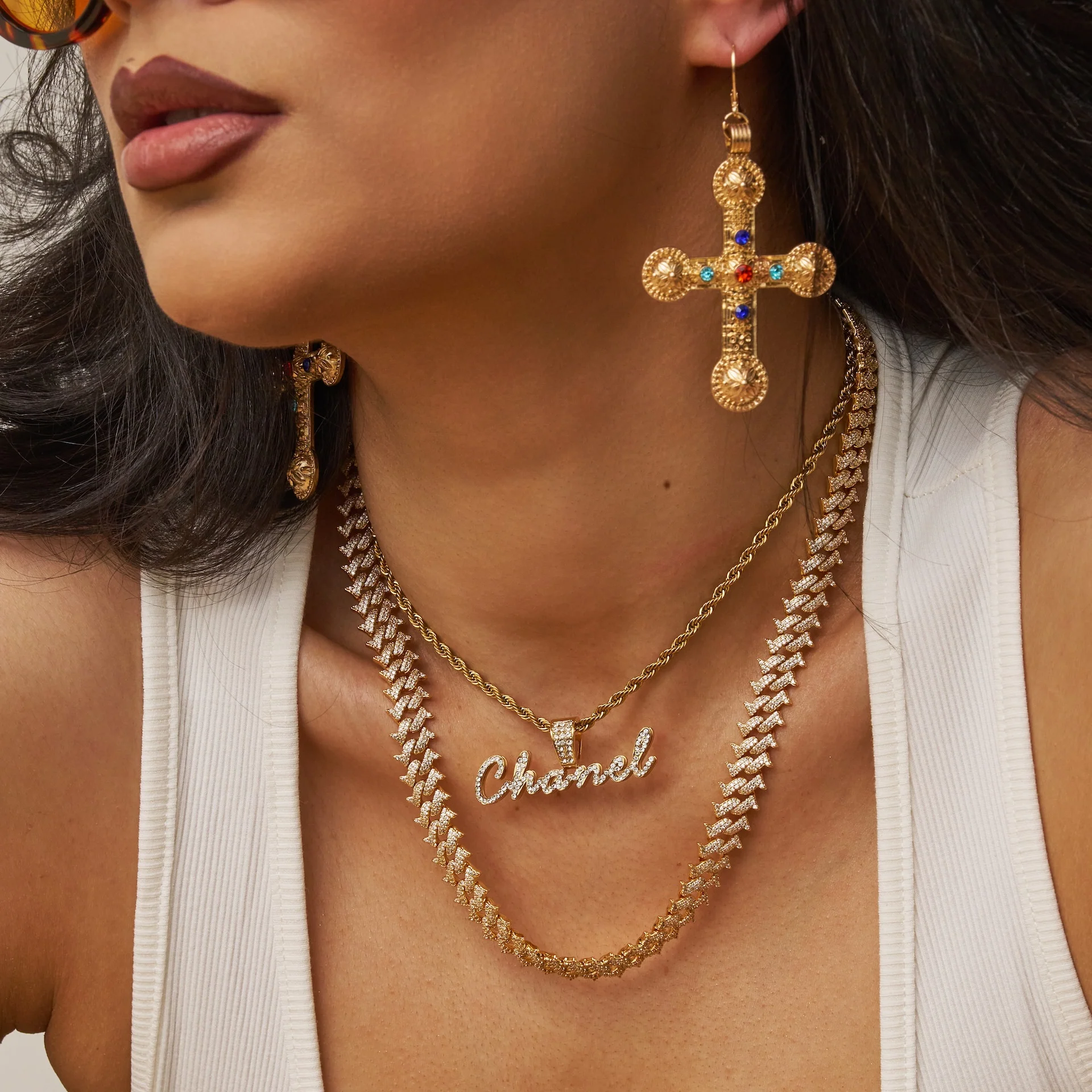 Iced Spiked Cuban Chain - Image 3