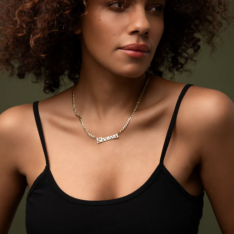 Times New Roman Name Necklace - Image 4