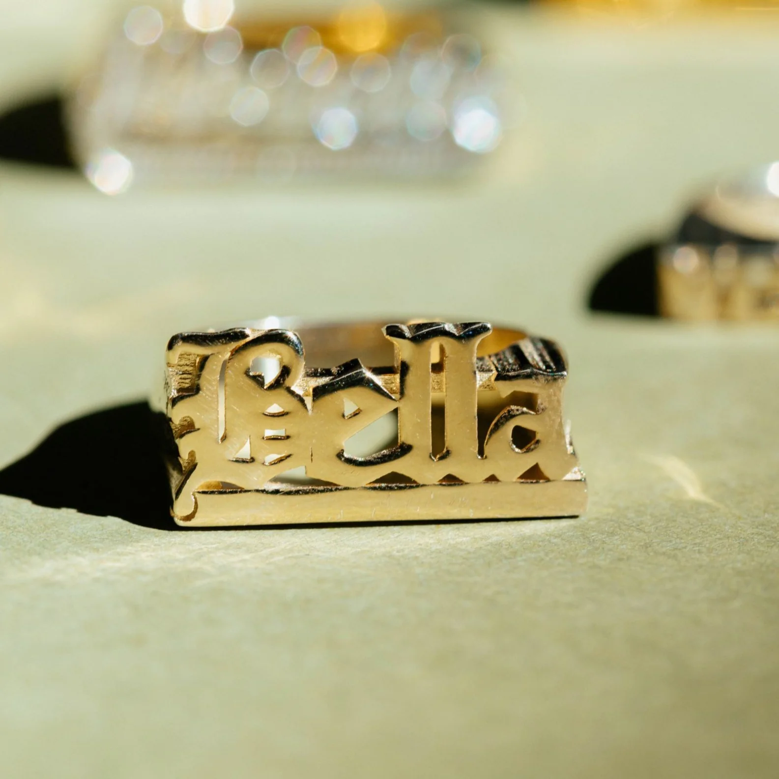 Old English Name Ring - Image 6