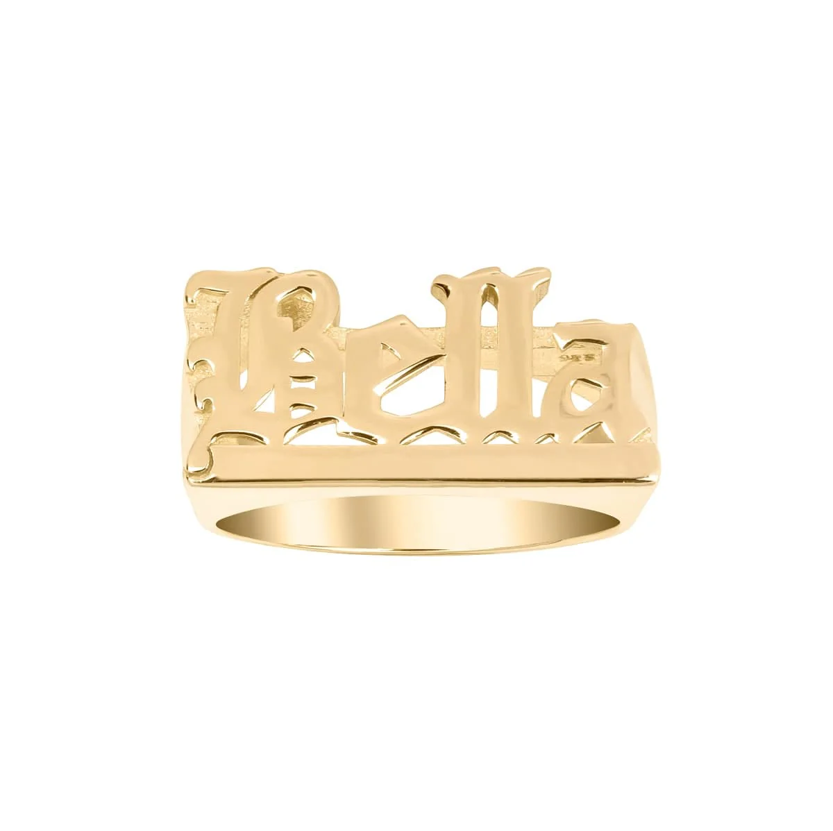 Old English Name Ring - Image 7