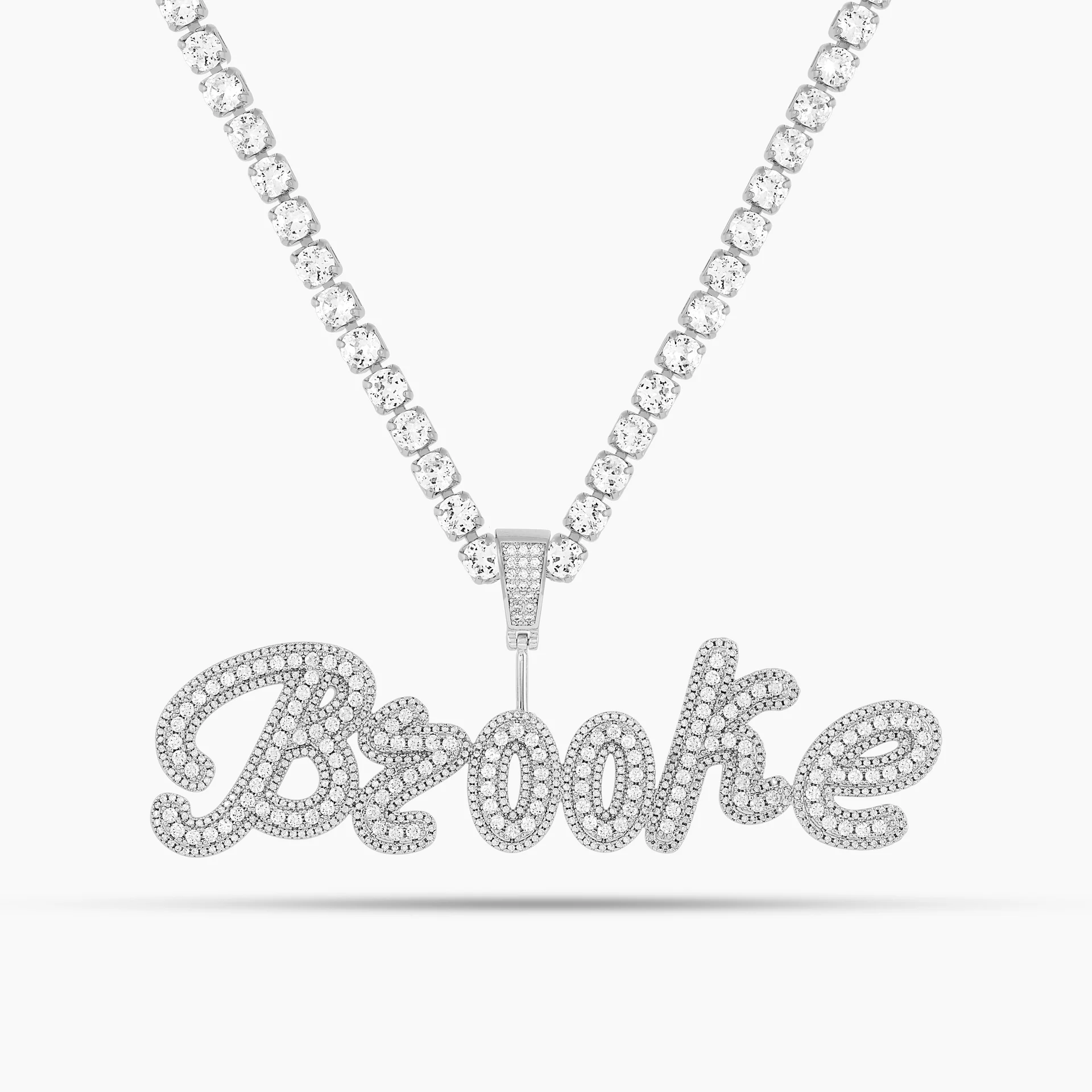 Pavé Pop Name Necklace - Image 9
